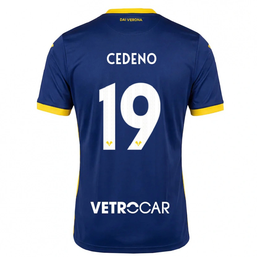 Danxen Herren Lineth Cedeno #19 Königsblau Gelb Weiß Heimtrikot Trikot 2026/27 T-Shirt