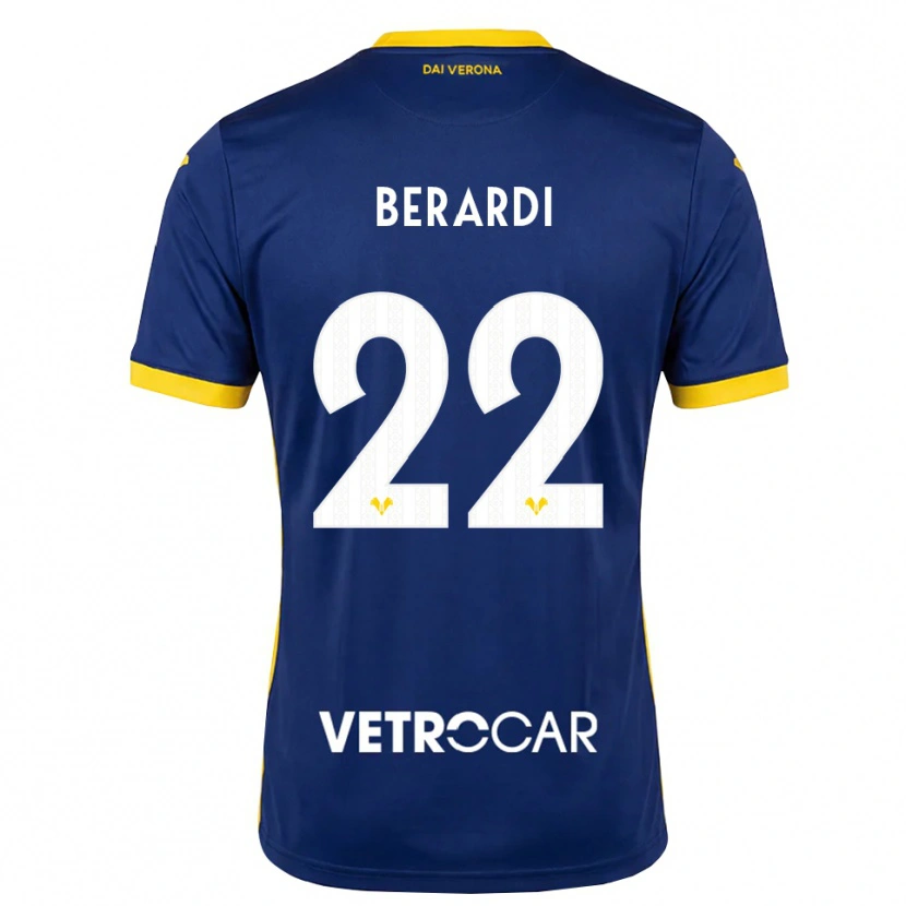 Danxen Herren Alessandro Berardi #22 Königsblau Gelb Weiß Heimtrikot Trikot 2026/27 T-Shirt