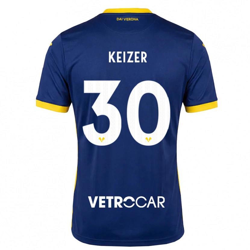 Danxen Herren Fanny Keizer #30 Königsblau Gelb Weiß Heimtrikot Trikot 2026/27 T-Shirt
