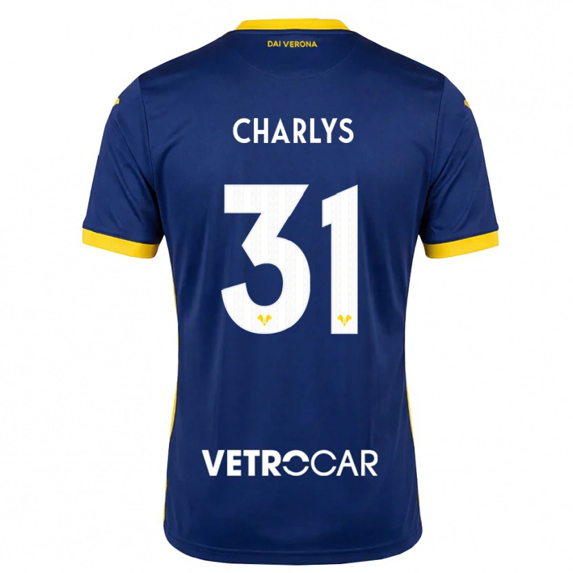 Danxen Herren Charlys Matheus Lima Pontes #31 Königsblau Gelb Weiß Heimtrikot Trikot 2026/27 T-Shirt