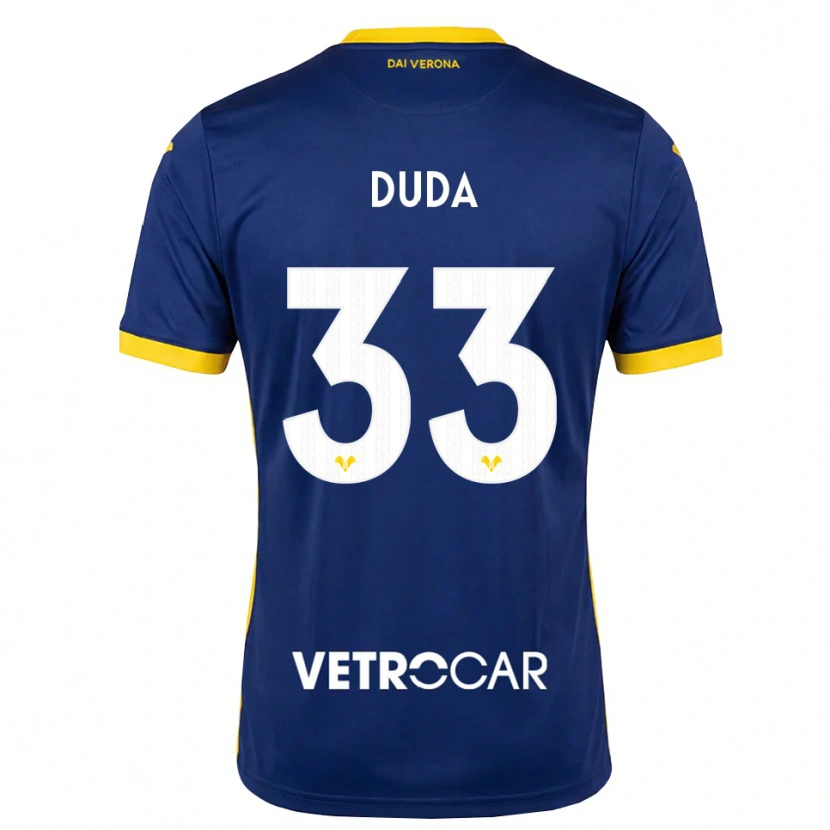Danxen Herren Ondrej Duda #33 Königsblau Gelb Weiß Heimtrikot Trikot 2026/27 T-Shirt