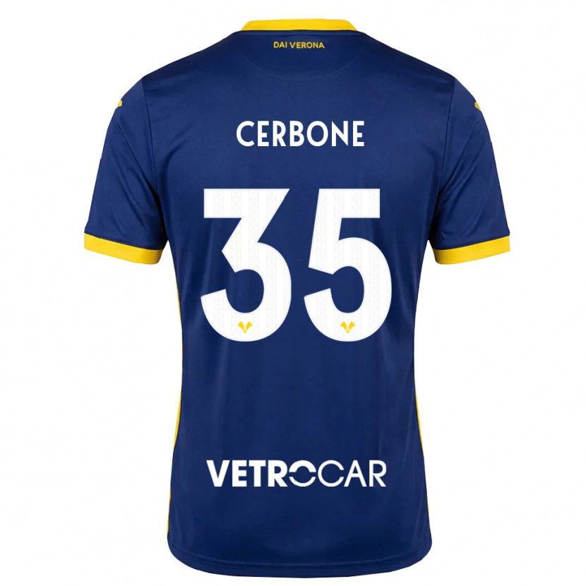 Danxen Herren Salvatore Cerbone #35 Königsblau Gelb Weiß Heimtrikot Trikot 2026/27 T-Shirt