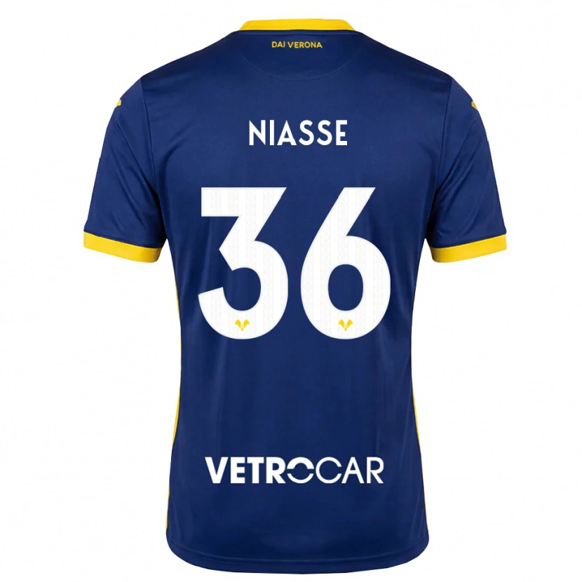 Danxen Herren Cheikh Niasse #36 Königsblau Gelb Weiß Heimtrikot Trikot 2026/27 T-Shirt