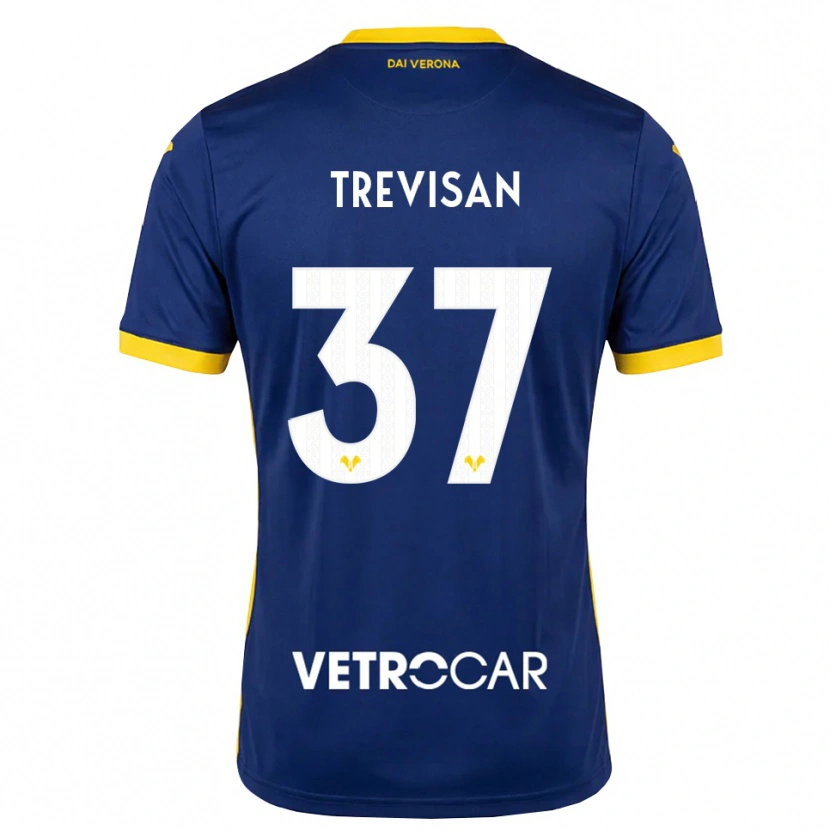 Danxen Herren Michael Trevisan #37 Königsblau Gelb Weiß Heimtrikot Trikot 2026/27 T-Shirt