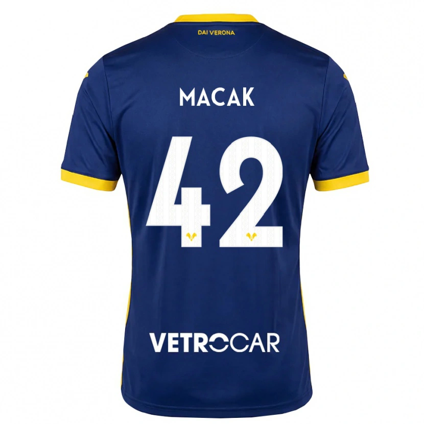 Danxen Herren Tian Macak #42 Königsblau Gelb Weiß Heimtrikot Trikot 2026/27 T-Shirt