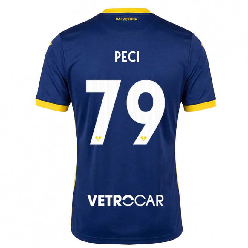 Danxen Herren Jurgen Peci #79 Königsblau Gelb Weiß Heimtrikot Trikot 2026/27 T-Shirt