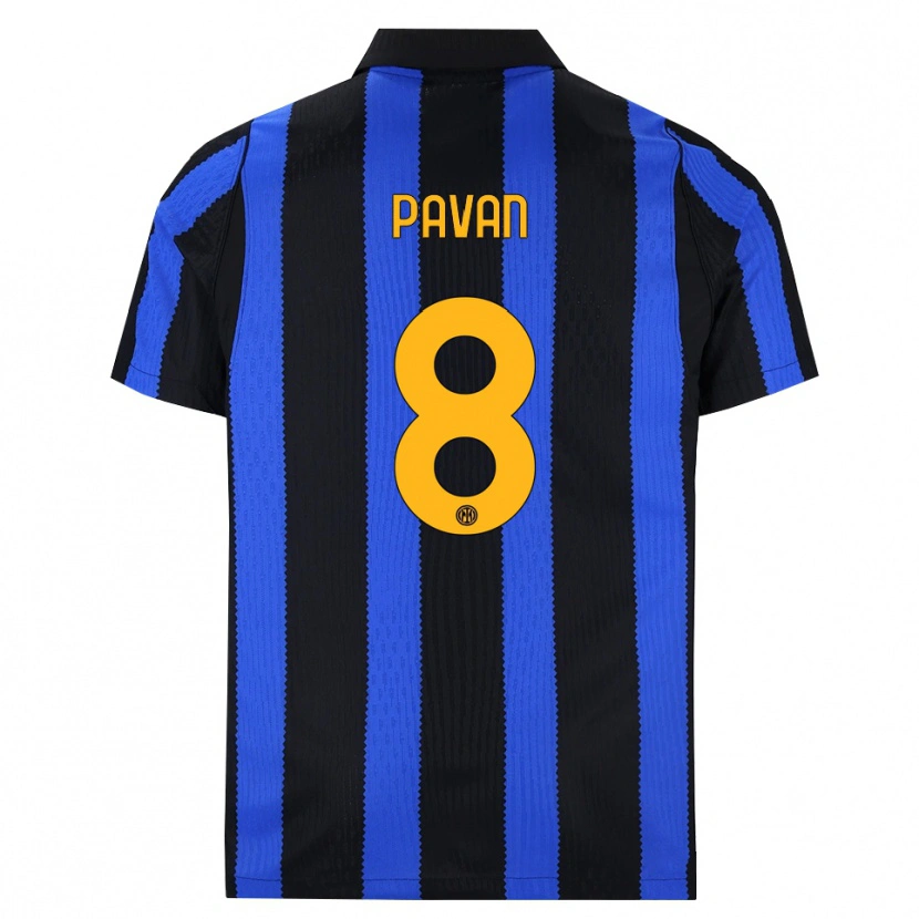 Danxen Herren Matilde Pavan #8 Schwarz Blau Gelb Heimtrikot Trikot 2026/27 T-Shirt