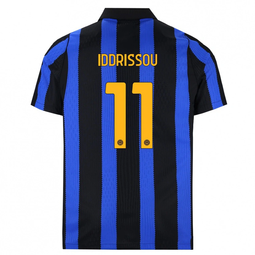 Danxen Herren Jamal Iddrissou #11 Schwarz Blau Gelb Heimtrikot Trikot 2026/27 T-Shirt