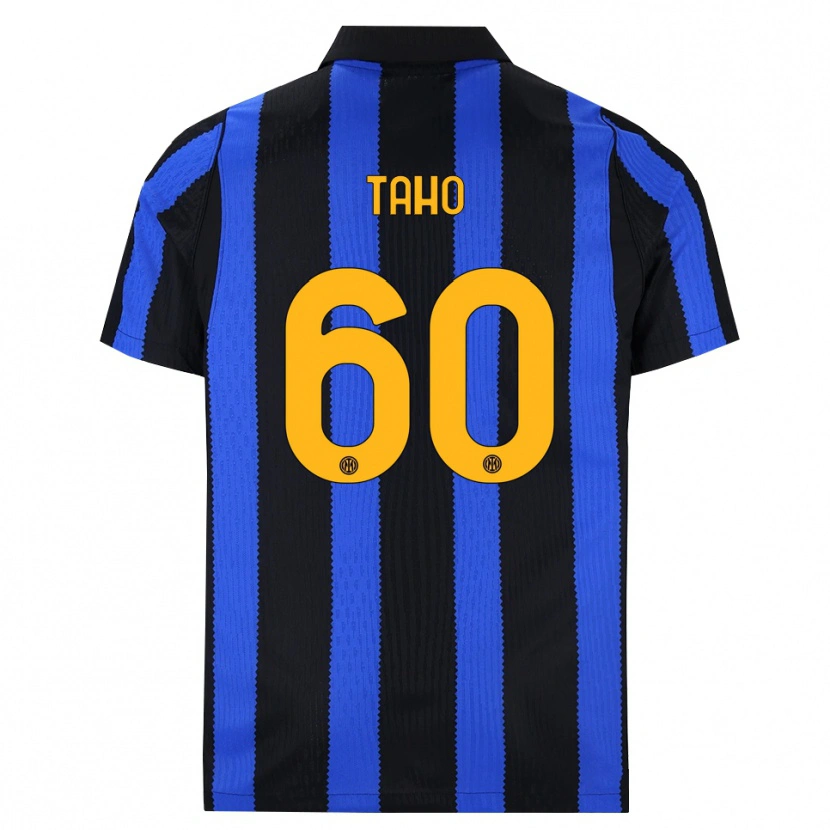 Danxen Herren Alain Taho #60 Schwarz Blau Gelb Heimtrikot Trikot 2026/27 T-Shirt