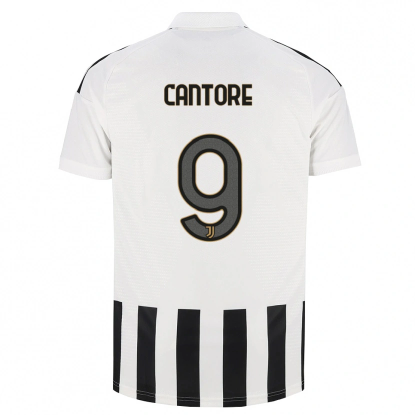 Danxen Herren Sofia Cantore #9 Schwarz Weiß Braun Heimtrikot Trikot 2026/27 T-Shirt