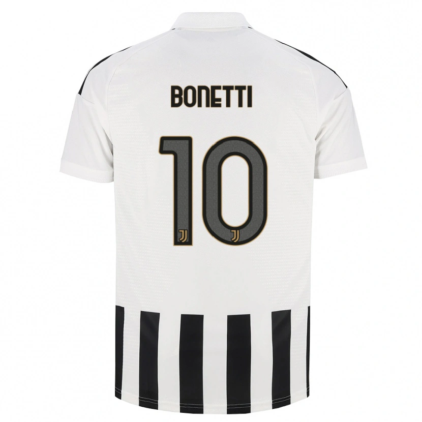 Danxen Herren Andrea Bonetti #10 Schwarz Weiß Braun Heimtrikot Trikot 2026/27 T-Shirt