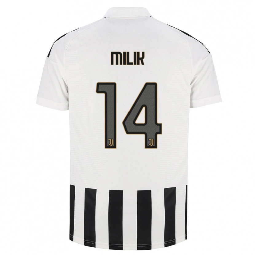 Danxen Herren Arkadiusz Milik #14 Schwarz Weiß Braun Heimtrikot Trikot 2026/27 T-Shirt