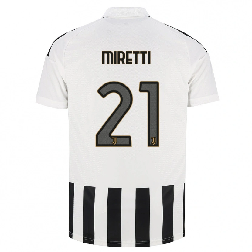 Danxen Herren Fabio Miretti #21 Schwarz Weiß Braun Heimtrikot Trikot 2026/27 T-Shirt