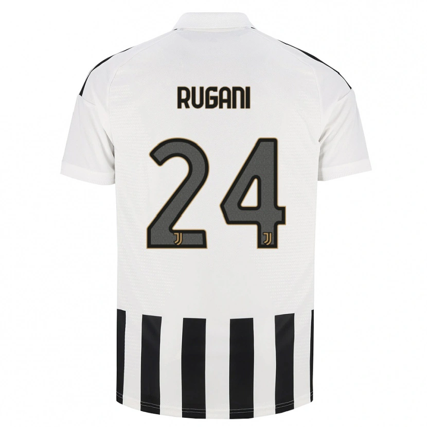 Danxen Herren Daniele Rugani #24 Schwarz Weiß Braun Heimtrikot Trikot 2026/27 T-Shirt