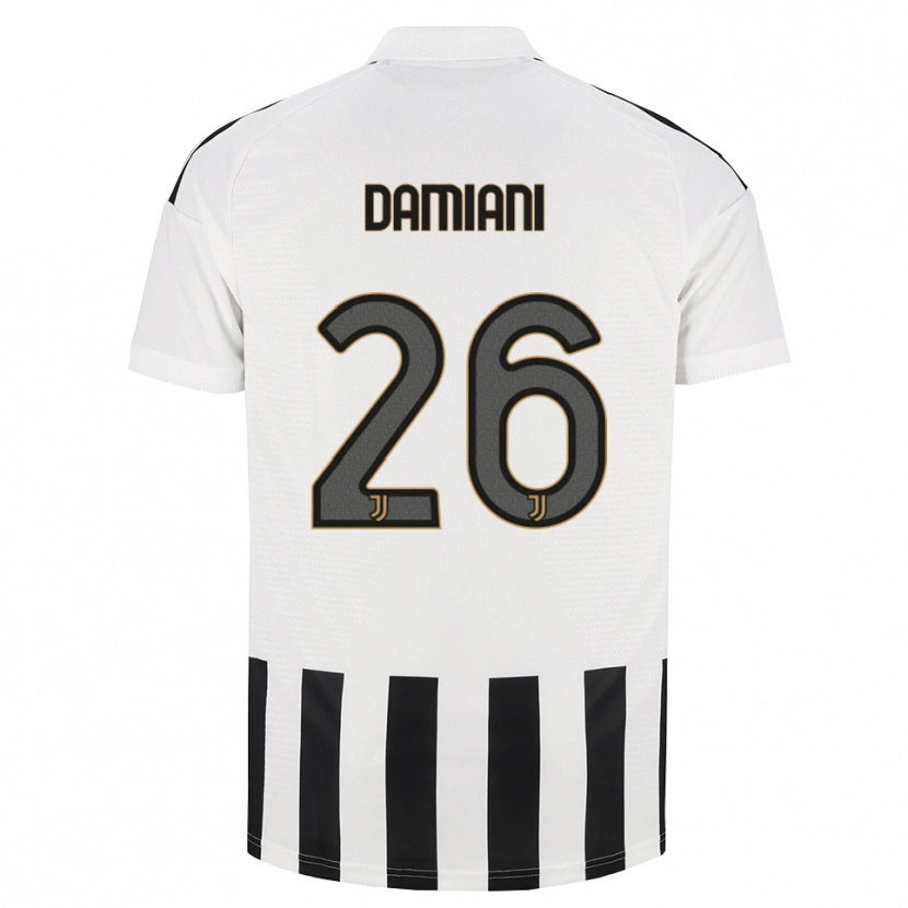 Danxen Herren Samuele Damiani #26 Schwarz Weiß Braun Heimtrikot Trikot 2026/27 T-Shirt