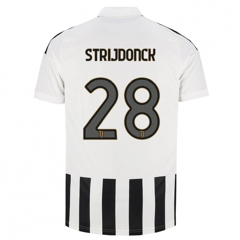 Danxen Herren Bayron Strijdonck #28 Schwarz Weiß Braun Heimtrikot Trikot 2026/27 T-Shirt