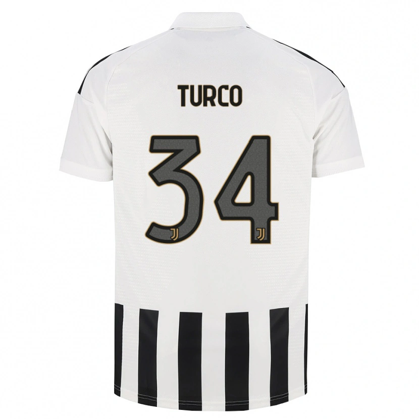 Danxen Herren Stefano Turco #34 Schwarz Weiß Braun Heimtrikot Trikot 2026/27 T-Shirt