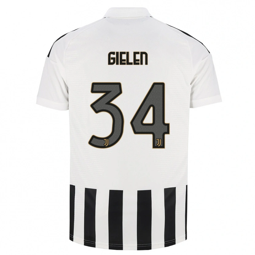 Danxen Herren Wout Gielen #34 Schwarz Weiß Braun Heimtrikot Trikot 2026/27 T-Shirt