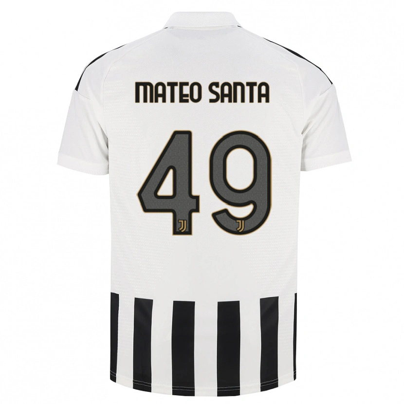 Danxen Herren Mateo Santa Maria #49 Schwarz Weiß Braun Heimtrikot Trikot 2026/27 T-Shirt