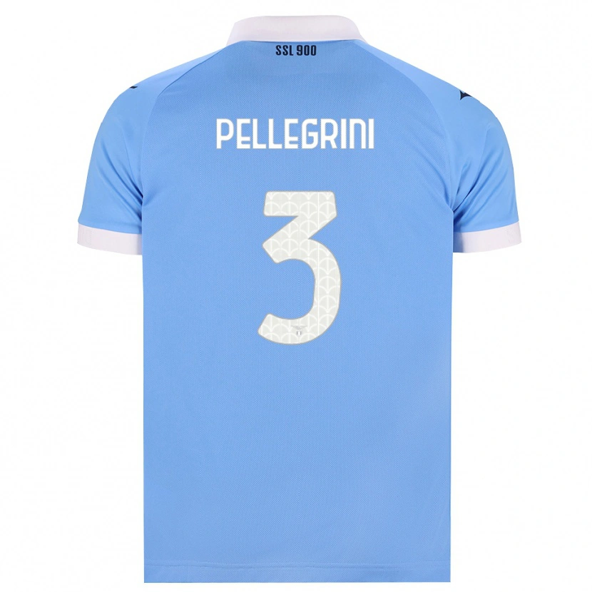 Danxen Herren Luca Pellegrini #3 Hellblau Schwarz Weiß Heimtrikot Trikot 2026/27 T-Shirt
