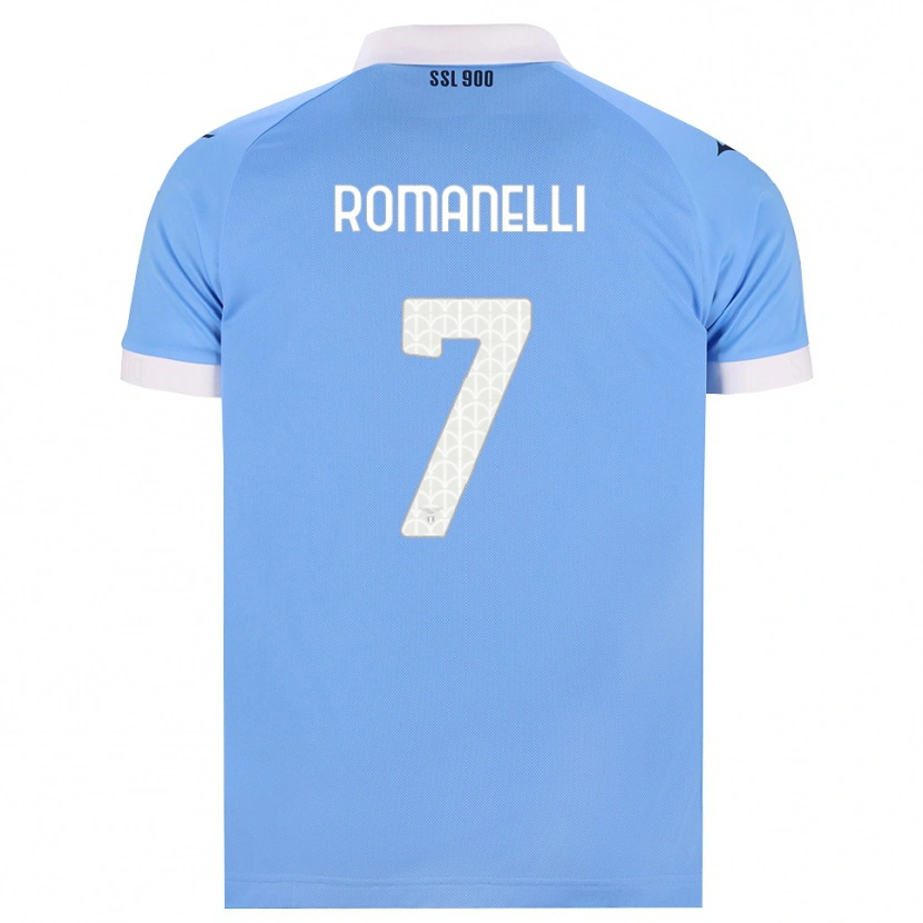 Danxen Herren Nicolas Romanelli #7 Hellblau Schwarz Weiß Heimtrikot Trikot 2026/27 T-Shirt