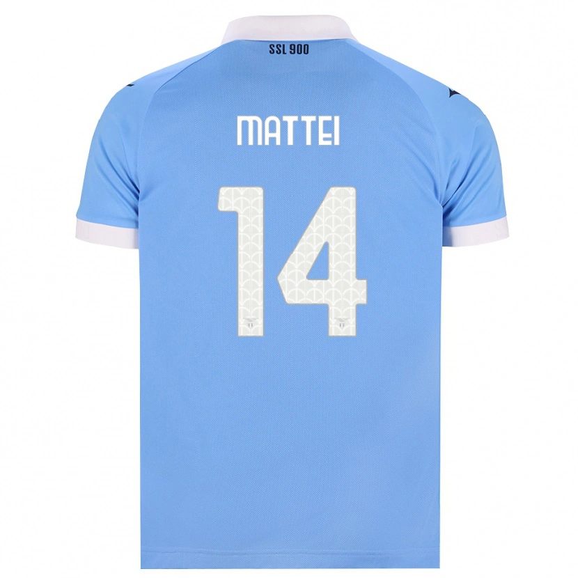 Danxen Herren Sarah Mattei #14 Hellblau Schwarz Weiß Heimtrikot Trikot 2026/27 T-Shirt