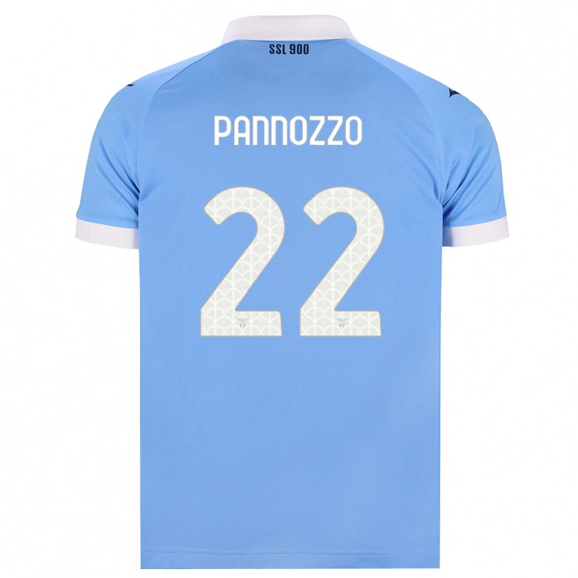 Danxen Herren Nicolò Pannozzo #22 Hellblau Schwarz Weiß Heimtrikot Trikot 2026/27 T-Shirt