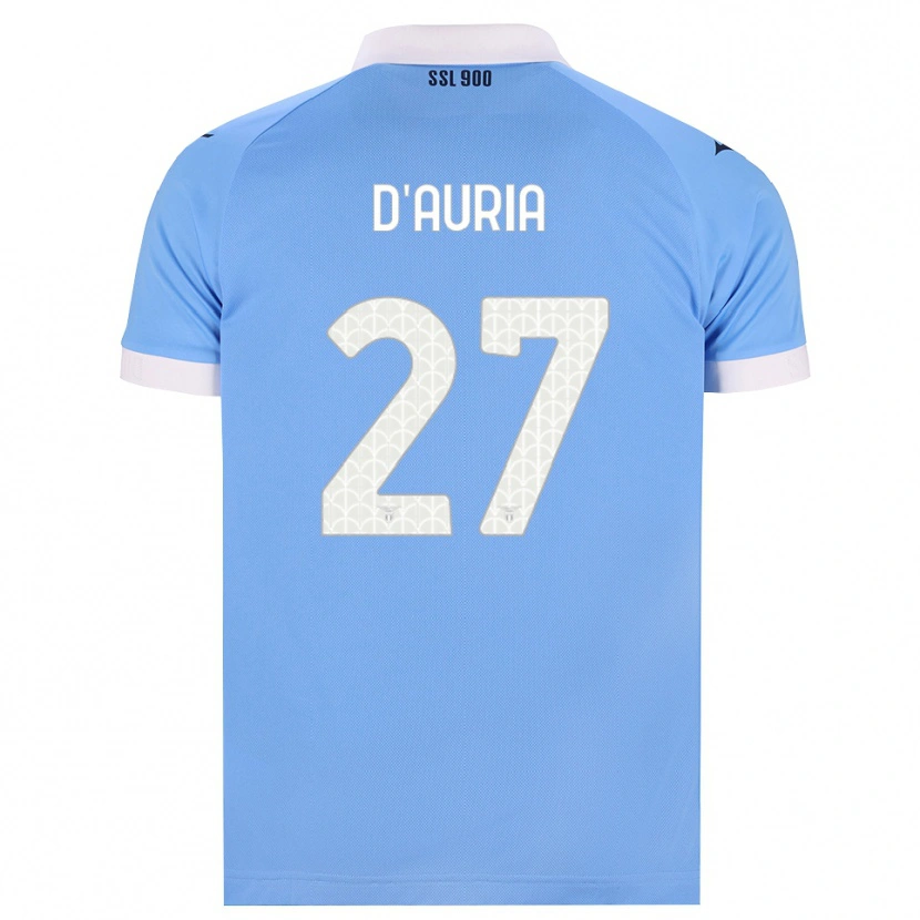 Danxen Herren Federica D'auria #27 Hellblau Schwarz Weiß Heimtrikot Trikot 2026/27 T-Shirt