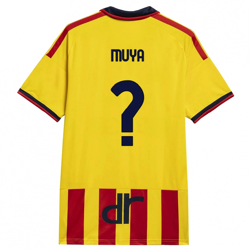 Danxen Herren Mattia Muya #0 Gelb Rot Heimtrikot Trikot 2026/27 T-Shirt