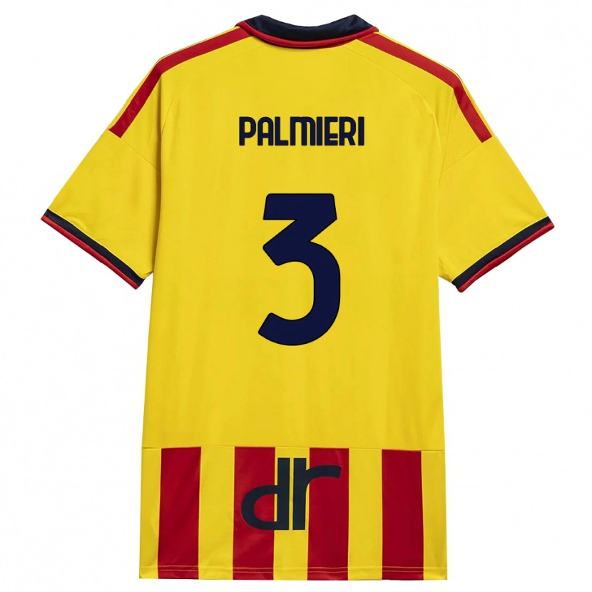 Danxen Herren Andrea Palmieri #3 Gelb Rot Heimtrikot Trikot 2026/27 T-Shirt