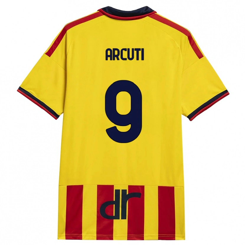 Danxen Herren Gabriele Arcuti #9 Gelb Rot Heimtrikot Trikot 2026/27 T-Shirt