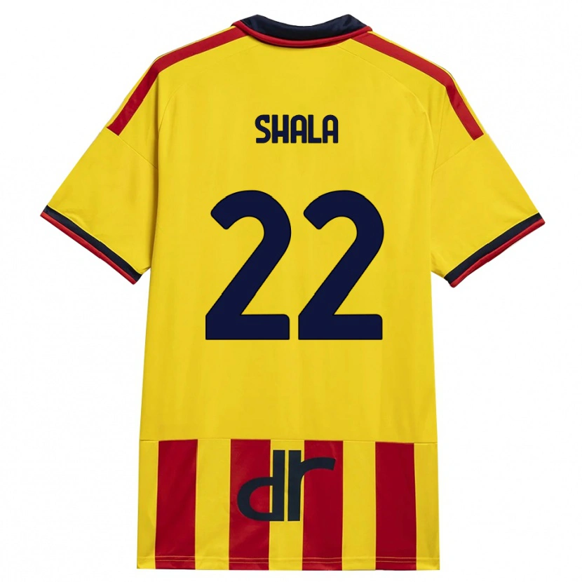 Danxen Herren Erlis Shala #22 Gelb Rot Heimtrikot Trikot 2026/27 T-Shirt