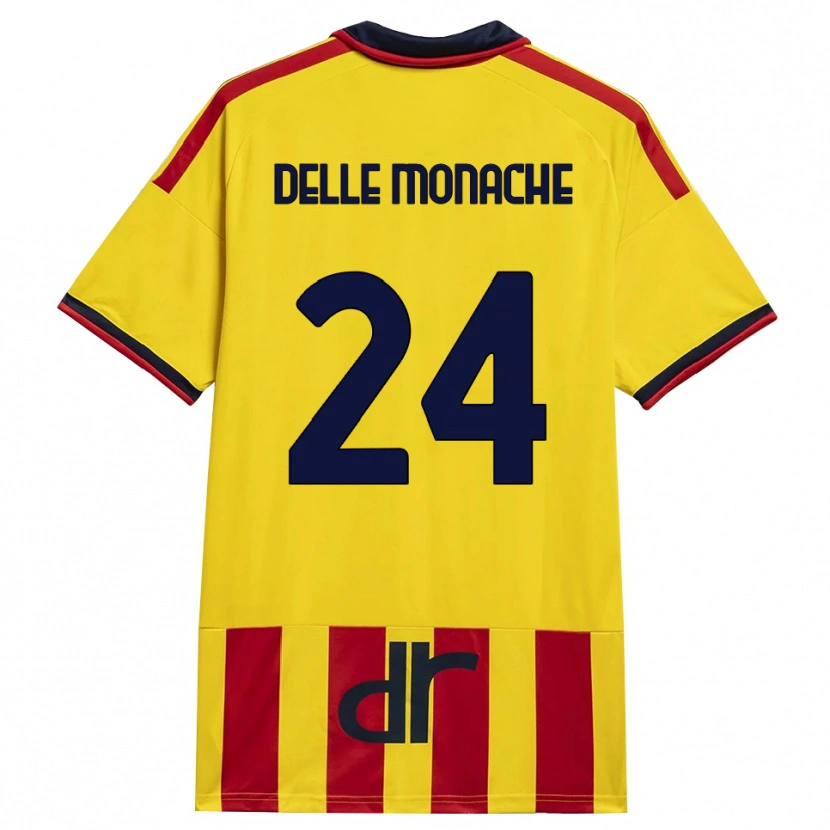 Danxen Herren Marco Delle Monache #24 Gelb Rot Heimtrikot Trikot 2026/27 T-Shirt