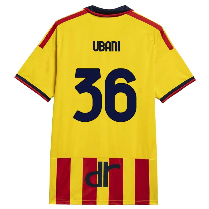 Danxen Herren Marlon Ubani #36 Gelb Rot Heimtrikot Trikot 2026/27 T-Shirt
