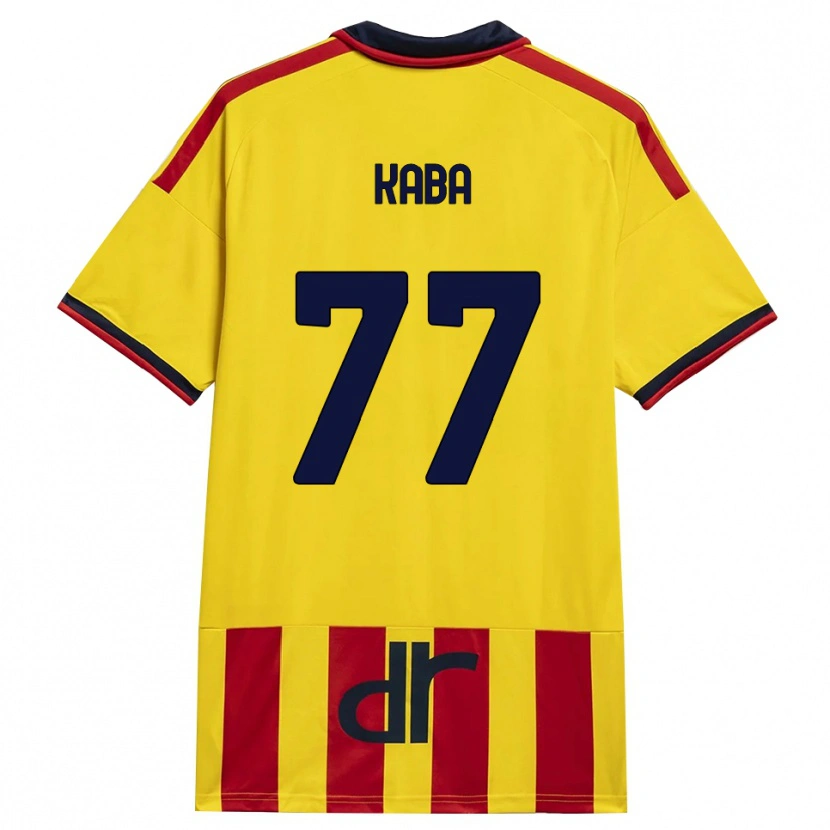 Danxen Herren Mohamed Kaba #77 Gelb Rot Heimtrikot Trikot 2026/27 T-Shirt