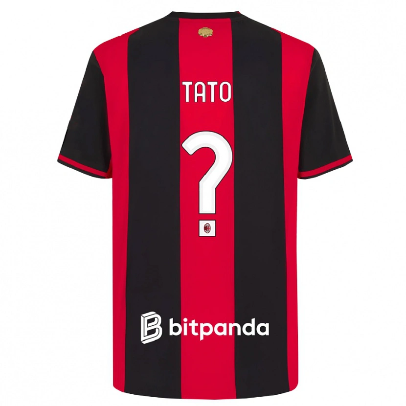 Danxen Herren Adrien Tato #0 Rot Schwarz Weiß Heimtrikot Trikot 2026/27 T-Shirt