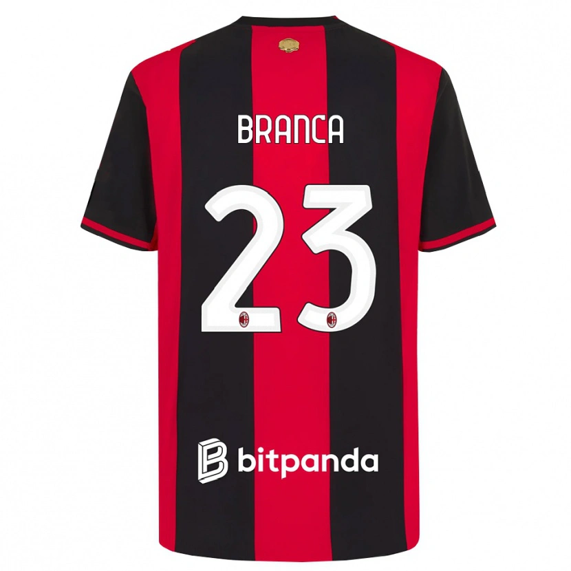 Danxen Herren Simone Branca #23 Rot Schwarz Weiß Heimtrikot Trikot 2026/27 T-Shirt