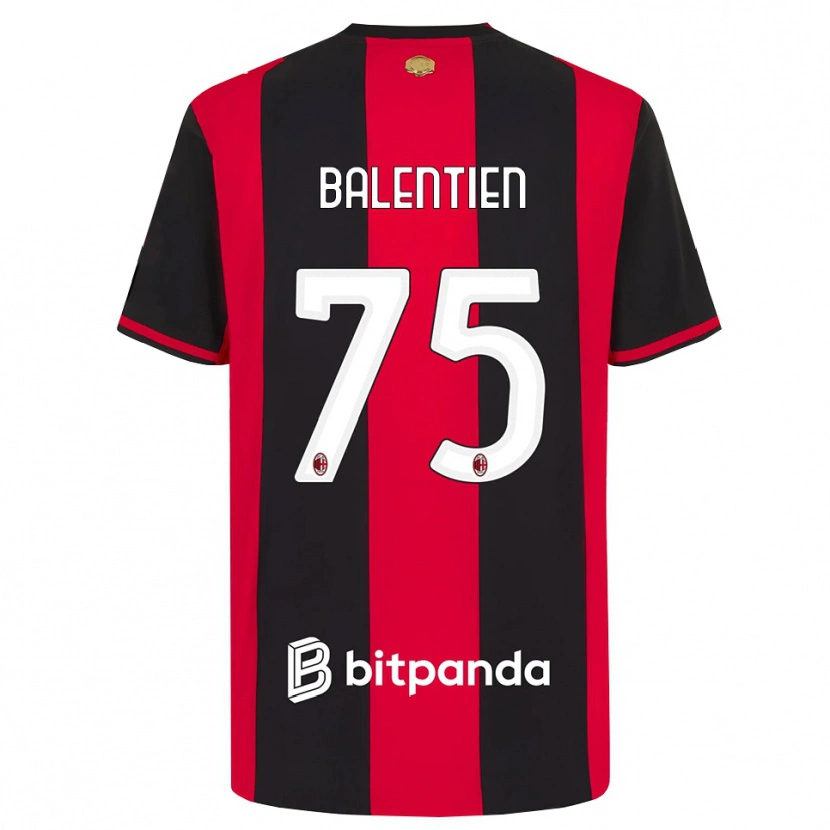 Danxen Herren Cheveyo Balentien #75 Rot Schwarz Weiß Heimtrikot Trikot 2026/27 T-Shirt