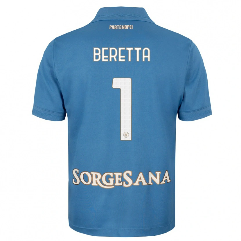 Danxen Herren Beatrice Beretta #1 Nebelblau Weiß Heimtrikot Trikot 2026/27 T-Shirt