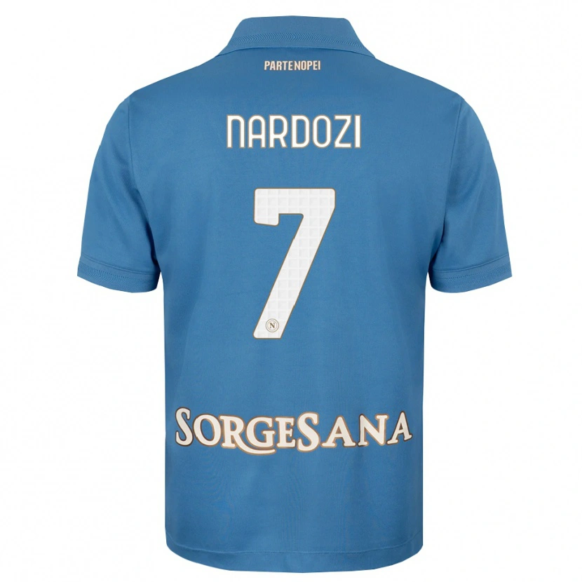 Danxen Herren Manuel Nardozi #7 Nebelblau Weiß Heimtrikot Trikot 2026/27 T-Shirt