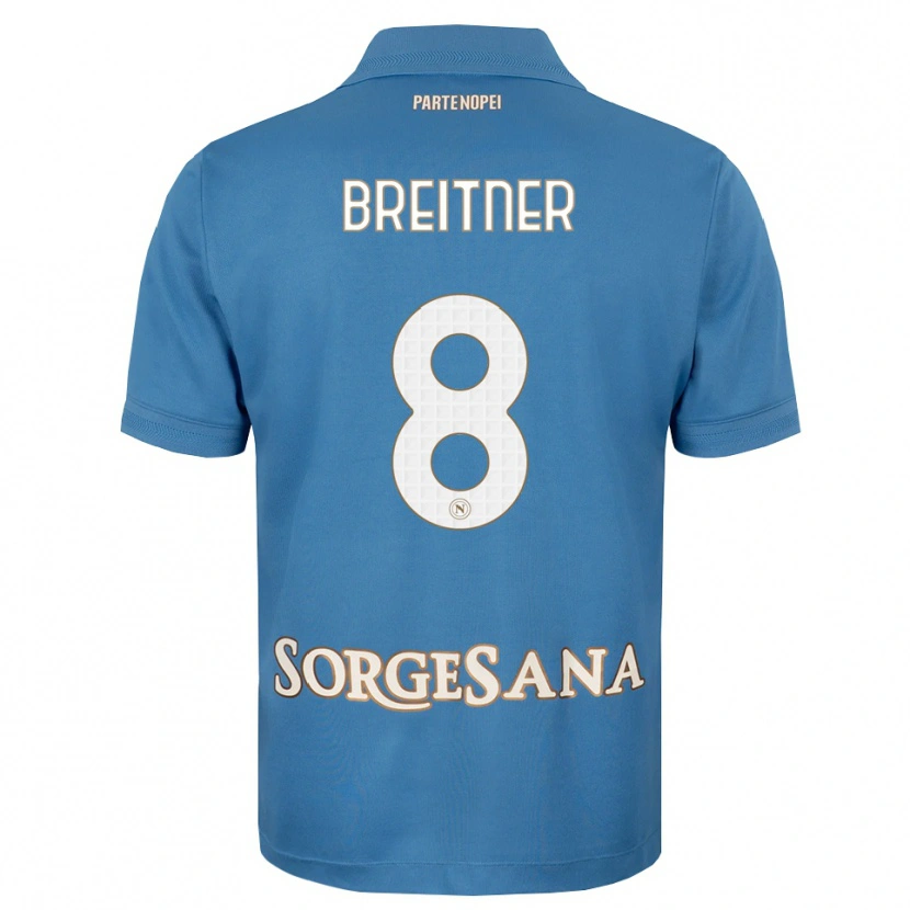 Danxen Herren Stephanie Breitner #8 Nebelblau Weiß Heimtrikot Trikot 2026/27 T-Shirt