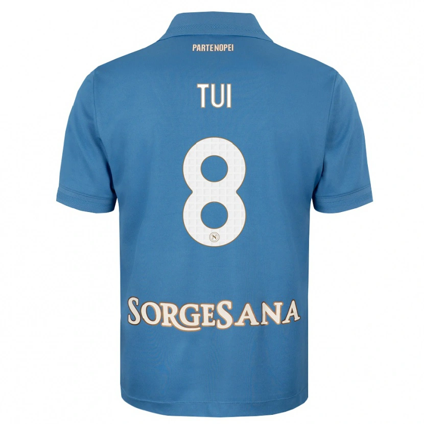 Danxen Herren Sara Tui #8 Nebelblau Weiß Heimtrikot Trikot 2026/27 T-Shirt