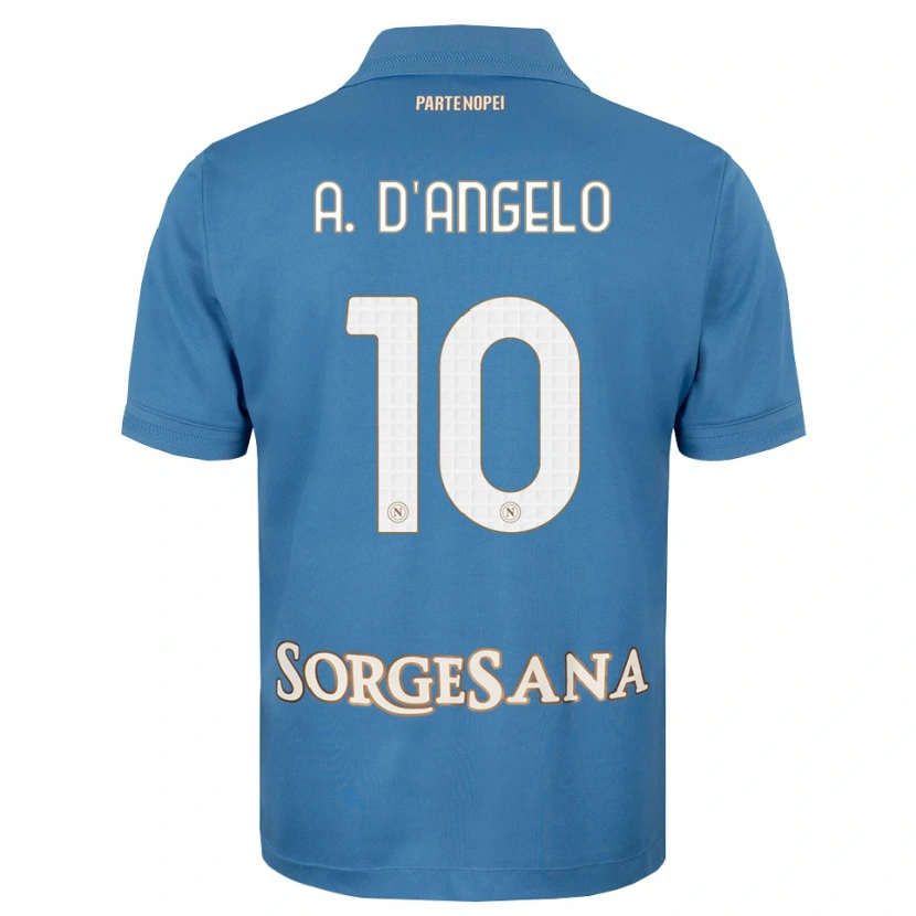 Danxen Herren Adrian D'angelo #10 Nebelblau Weiß Heimtrikot Trikot 2026/27 T-Shirt