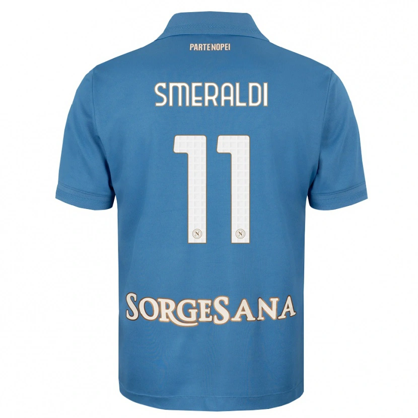 Danxen Herren Andrea Smeraldi #11 Nebelblau Weiß Heimtrikot Trikot 2026/27 T-Shirt
