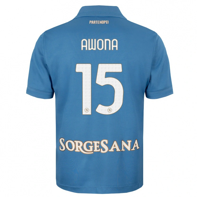 Danxen Herren Aurelle Awona #15 Nebelblau Weiß Heimtrikot Trikot 2026/27 T-Shirt