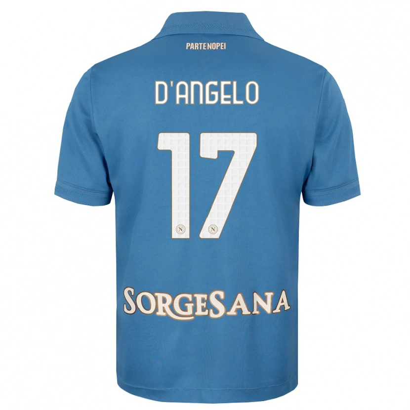 Danxen Herren Giuseppe D'angelo #17 Nebelblau Weiß Heimtrikot Trikot 2026/27 T-Shirt