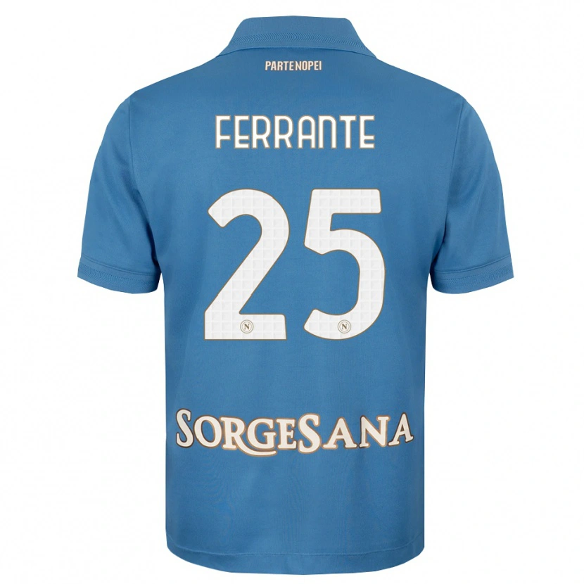 Danxen Herren Mathias Ferrante #25 Nebelblau Weiß Heimtrikot Trikot 2026/27 T-Shirt