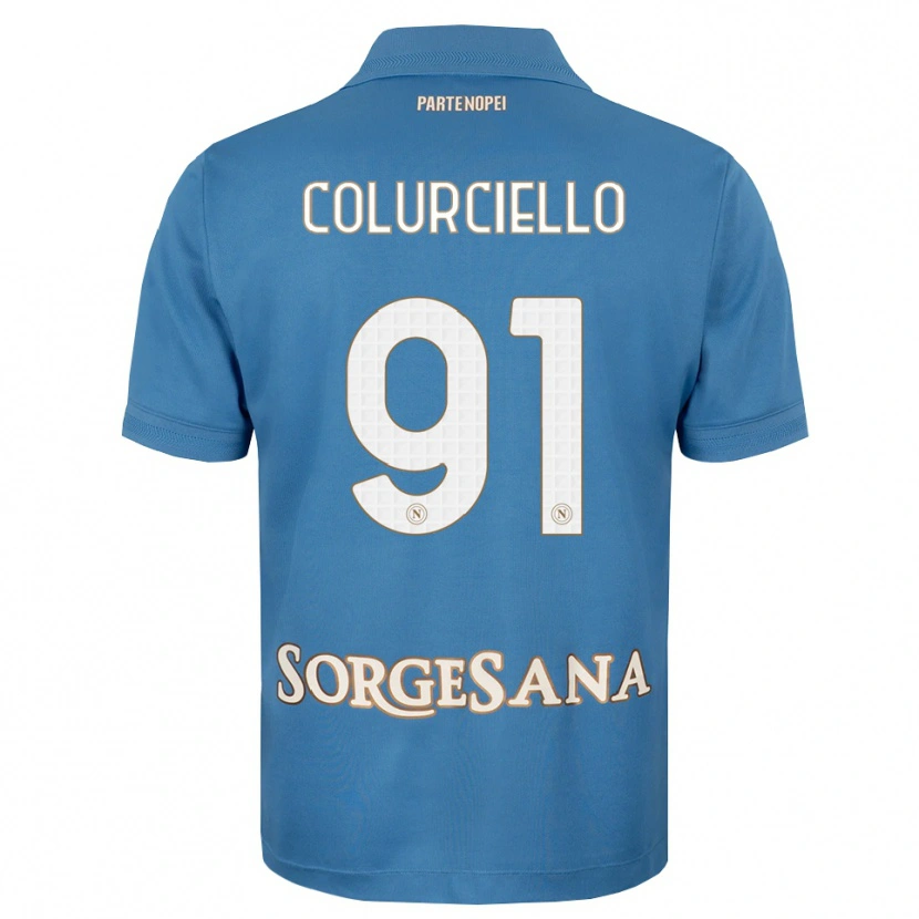Danxen Herren Cristian Colurciello #91 Nebelblau Weiß Heimtrikot Trikot 2026/27 T-Shirt