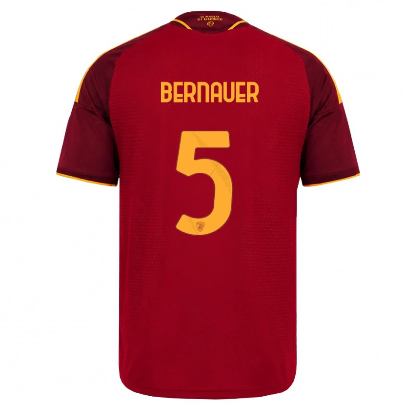 Danxen Herren Vanessa Bernauer #5 Rot Gold Gelb Heimtrikot Trikot 2026/27 T-Shirt