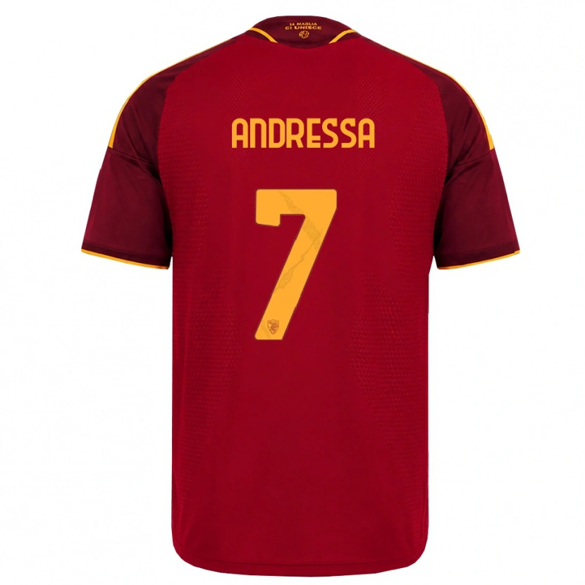 Danxen Herren Andressa #7 Rot Gold Gelb Heimtrikot Trikot 2026/27 T-Shirt